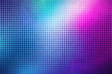 Obraz premium Misty halftone pattern in gradient purple and blue for background usage with depth of field