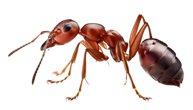 Leafcutter Ant on transparent background