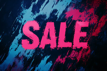 sale banner with distressed red, white, and blue colors and bold, textured "SALE" text, ideal for promotions and discounts