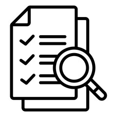 Inspection Outline Icon