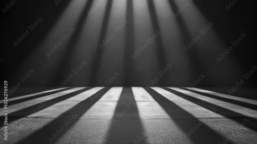 Fototapete a minimalist one-color canvas with a subtle web of glowing lines and dots, creating an abstract and 