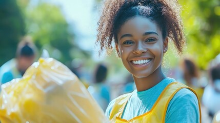 Conceptual image of a volunteer engaging in community service, representing commitment to helping others