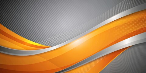 Modern abstract background in orange and gray colors Asymmetrical