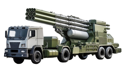  Rocket launcher on transparent background