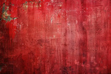Obraz premium Red Christmas background with vintage texture, abstract solid elegant textured paper design