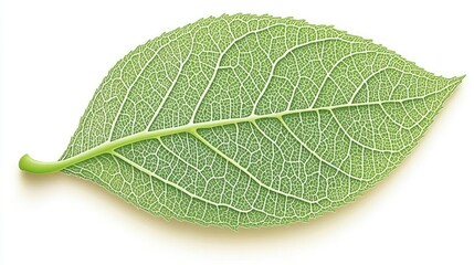 Obraz premium A vibrant, green leaf background with intricate textures and natural lighting, showcasing the beauty of nature in its simplest form.