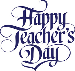 Happy Teacher's Day Vector Art illustration