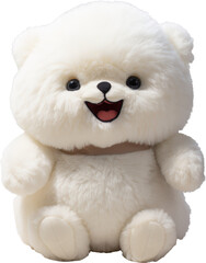 Smiling plush toy bear