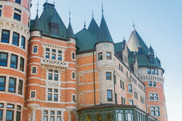 historic hotel frontenac quebec city canada