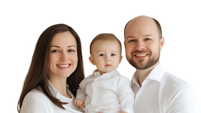 Content Family Togetherness. PNG Cutout Isolated on a Transparent Background, Excellent for Marketing Materials and Personal Projects.