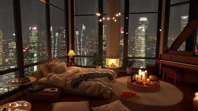luxury hotel room
