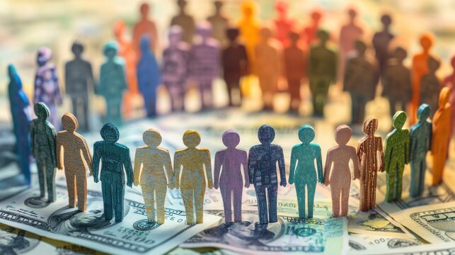 Conceptual image of a philanthropic event aimed at raising a billion dollars for charity, highlighting community impact