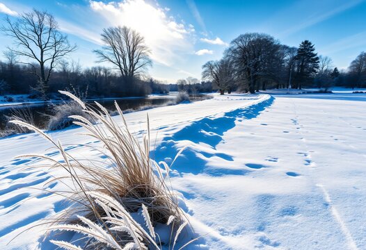 Winterse Natuur, winter nature landscape