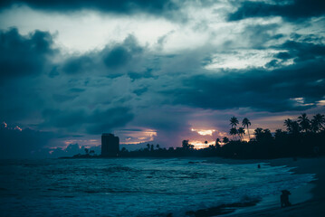 Obraz premium sunset over the sea