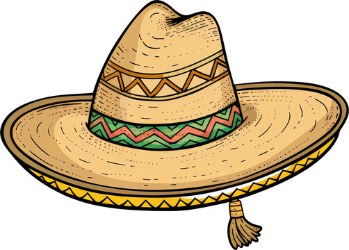 recommend clip art: A traditional Mexican sombrero