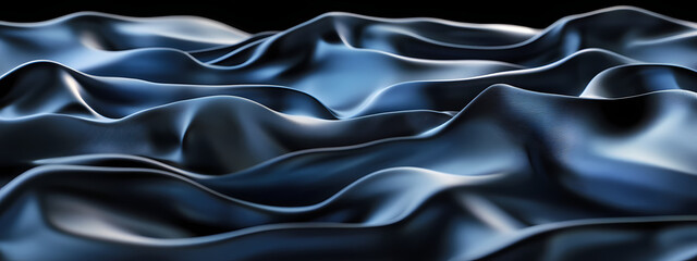 Obraz premium Futuristic Blue Ripples