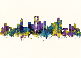 Eindhoven City Skyline Cityscape Skyscraper