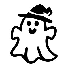 Halloween cat and pumpkin icon Vector Illustration.