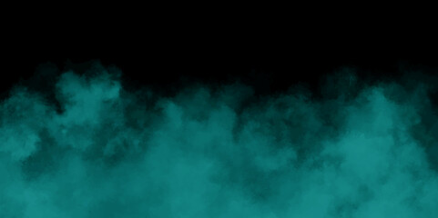 abstract cloud and vapor texture background. Black and teal smoke aquarelle smudge illustration smooth grungy smokey light pastel colors ink glow. Teal color powder explosion	
