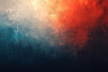 Fototapeta premium Elemental Clash: Fire and Ice Abstract Texture