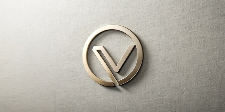 Modern QV Logo Design for Business Branding - Minimalist Typography Template