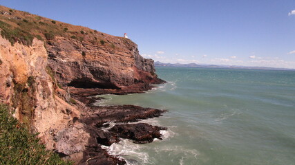 Views from the shore line the South Island