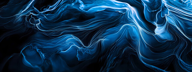 Obraz premium Digital Ocean Flow