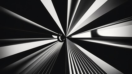 Abstract art black and white