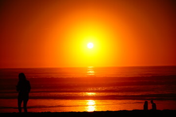 sunset hour in Lisbon