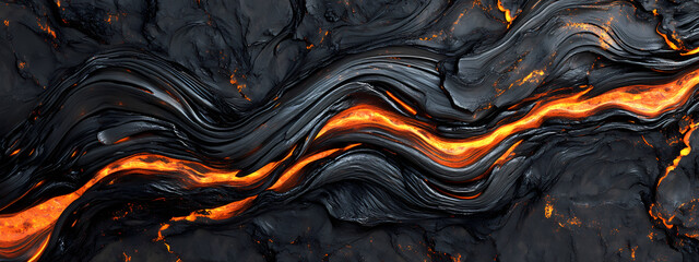 Obraz premium Lava Stream Elegance