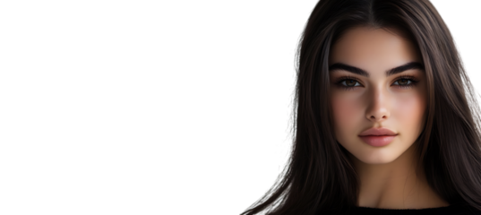 Elegant female fashion model displayed as a PNG cutout, featuring a transparent backdrop that enhances versatility and allows for creative applications in graphic design.