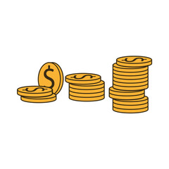 Dollar icon template