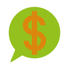 Dollar icon template