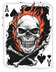 Ace of Spades Skull