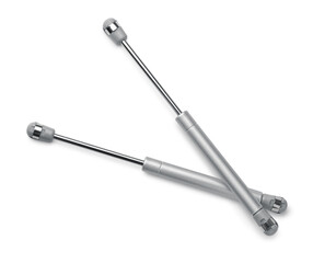 Two pneumatic furniture door lifts