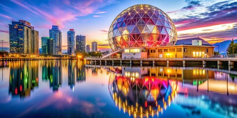 Obraz premium Discover the Wonders of Science at Telus Science World in Vancouver - An Educational Adventure for All Ages