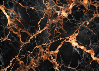 Elegant Black and Rose Gold Marble Wallpaper for Stylish Interiors and Modern Home Decor Ideas