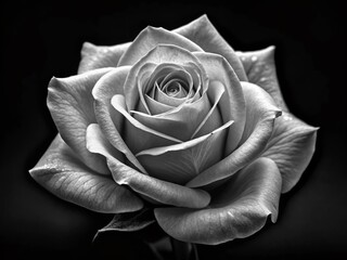 Elegant Black and White Rose Photography for Timeless Decor and Artistic Inspiration in Floral Art Collections