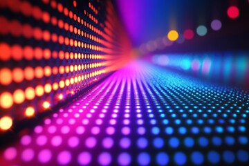 Abstract Neon or LED Background Concept and Design