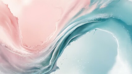 Fototapeta premium Abstract delicate background of pastel colors: pink, blue, and white