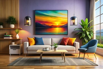 Elegant Lines Drawing: Minimalist Artwork for Modern Interiors, Perfect for Home Decor and Creative Projects