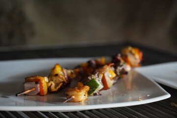 Grilled skewers from Ecuador