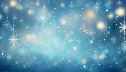 Obraz premium christmas glitter effects bright soft blue with hints of pearl color winter art design