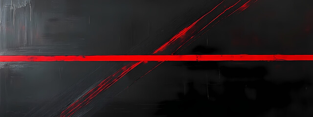 Obraz premium Striking Red Diagonals