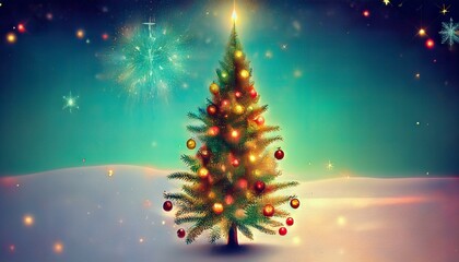Obraz premium composite image of christmas tree