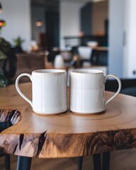 Fototapeta premium White cup mockup[