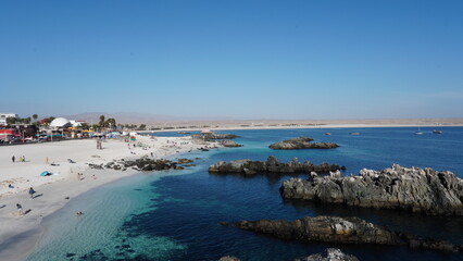 Amazing beach scenario in Bahia Inglesa