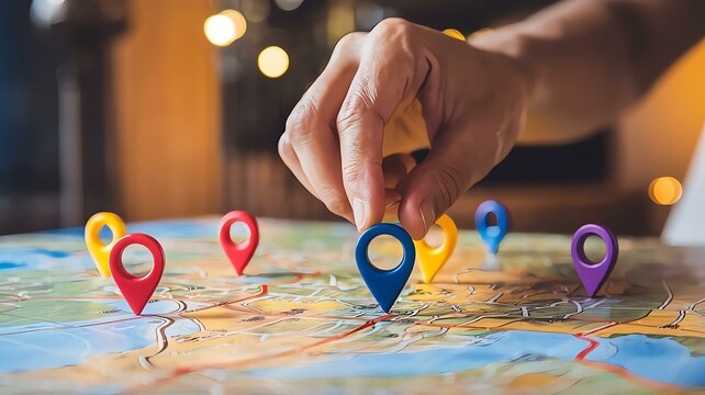 pin locater by on map