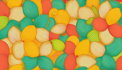 summer themed background with repeatable pattern seamless pattern backdrop