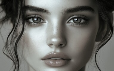 Fototapeta premium beautiful face professional